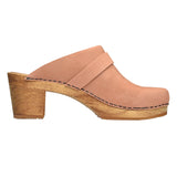 Sanita Wood-Manuella Square Open Clog