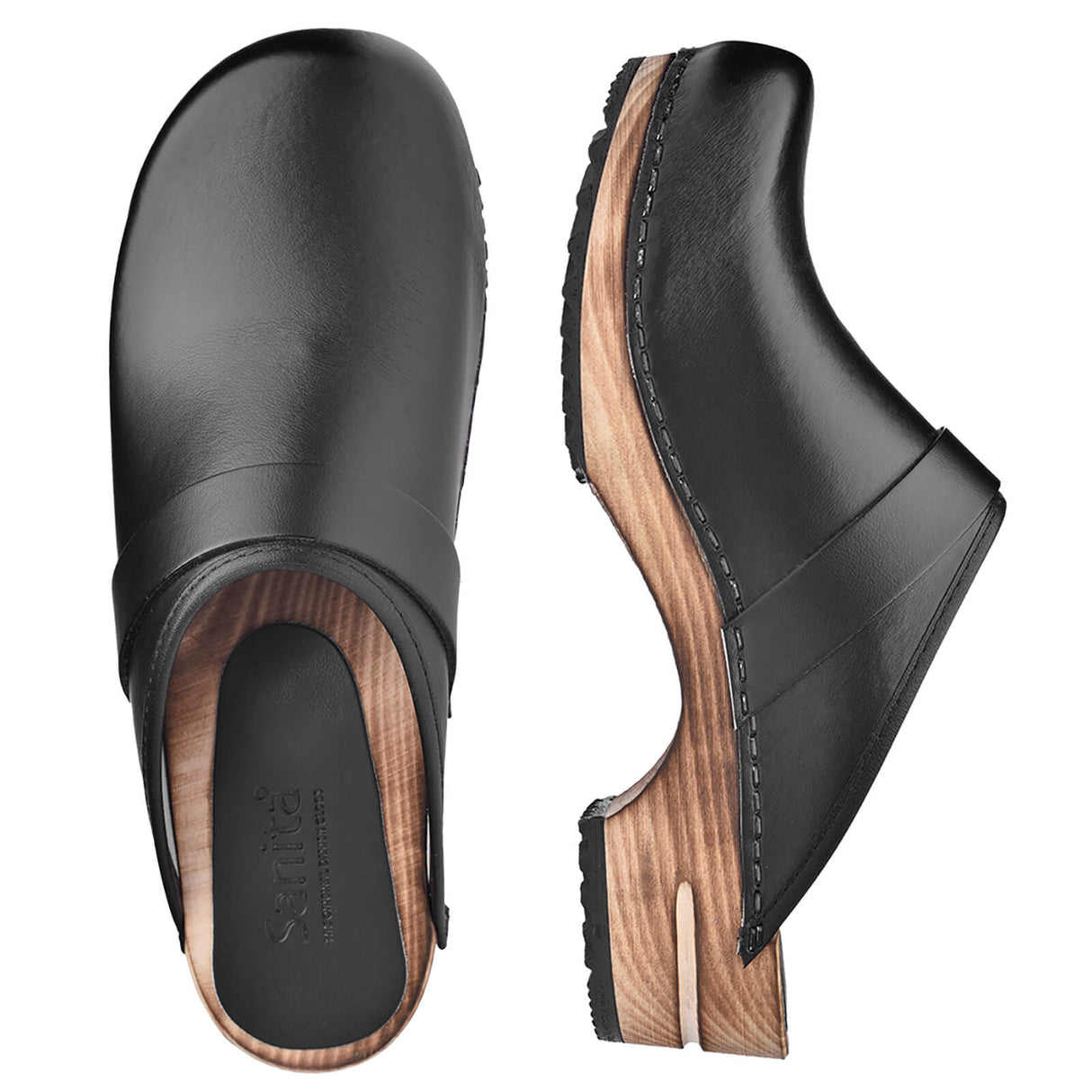 Sanita Wood-Rikke Open Clog