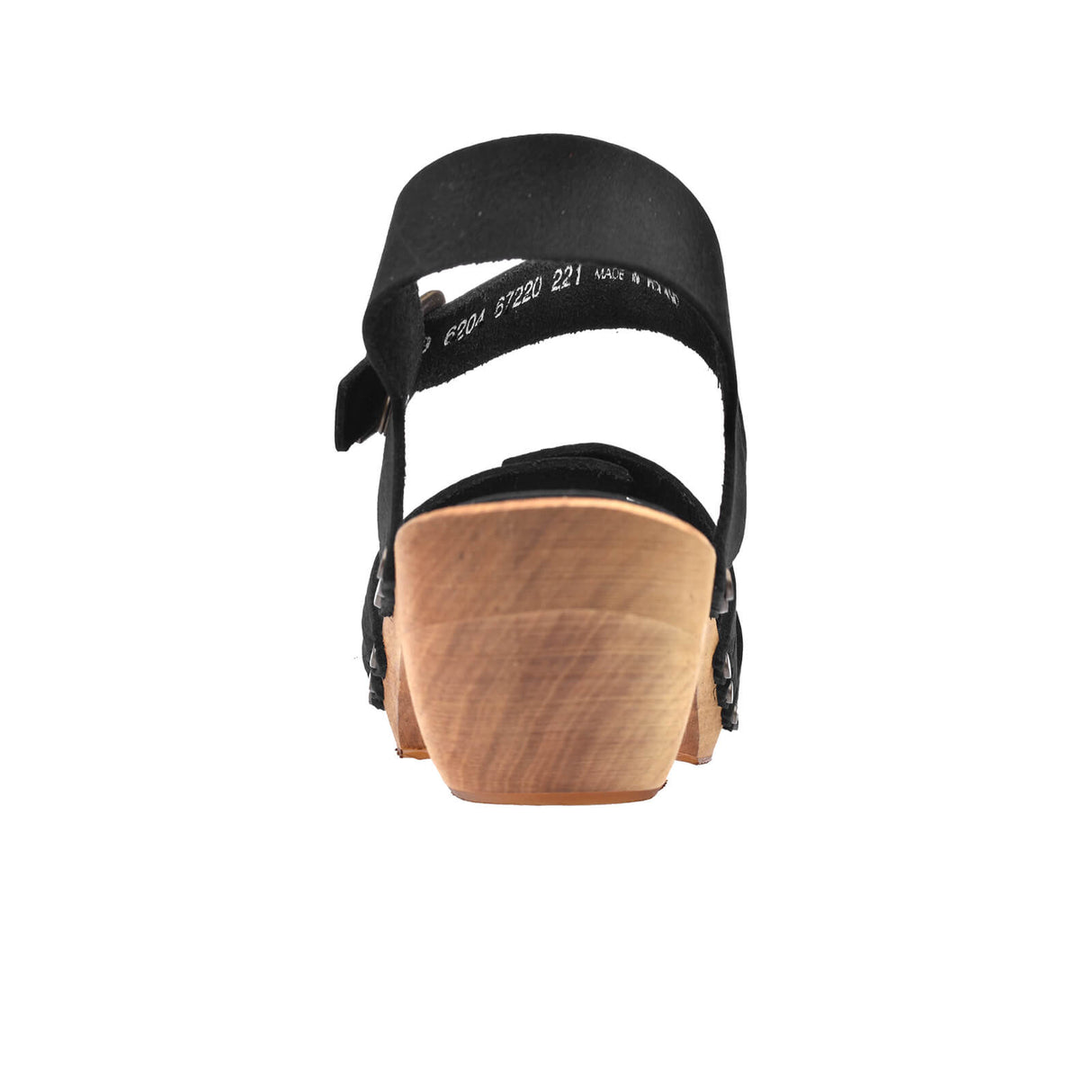 Sanita Wood-Silo Square Sandal Sandale