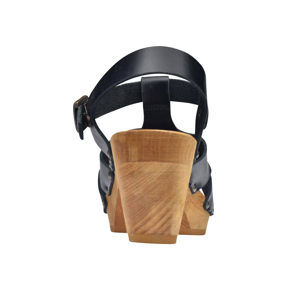 Sanita Wood-Falo Square Sandal Sandale