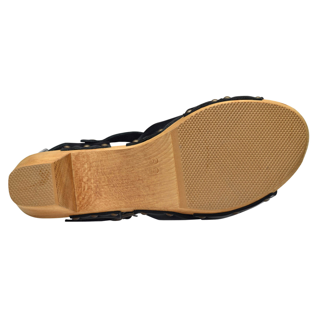 Sanita Wood-Falo Square Sandal Sandale