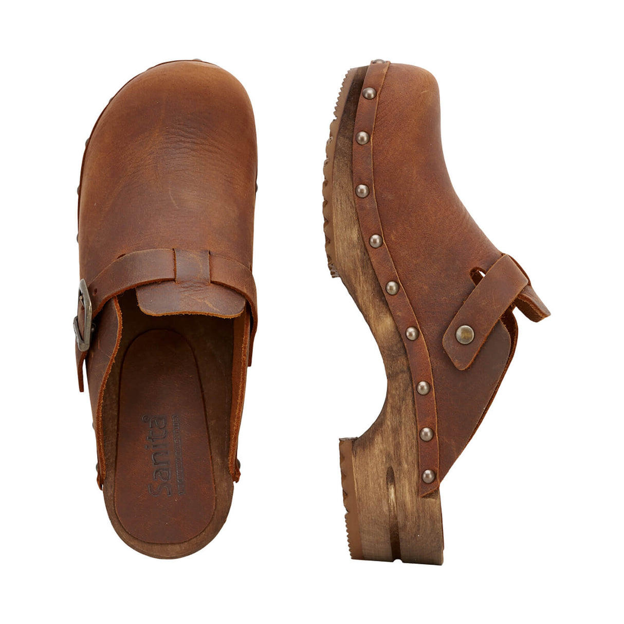Sanita Wood-Kristel Open Clog