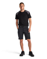 Blåkläder 1423 Stretch Service-Shorts – schwarz/dunkelgrau