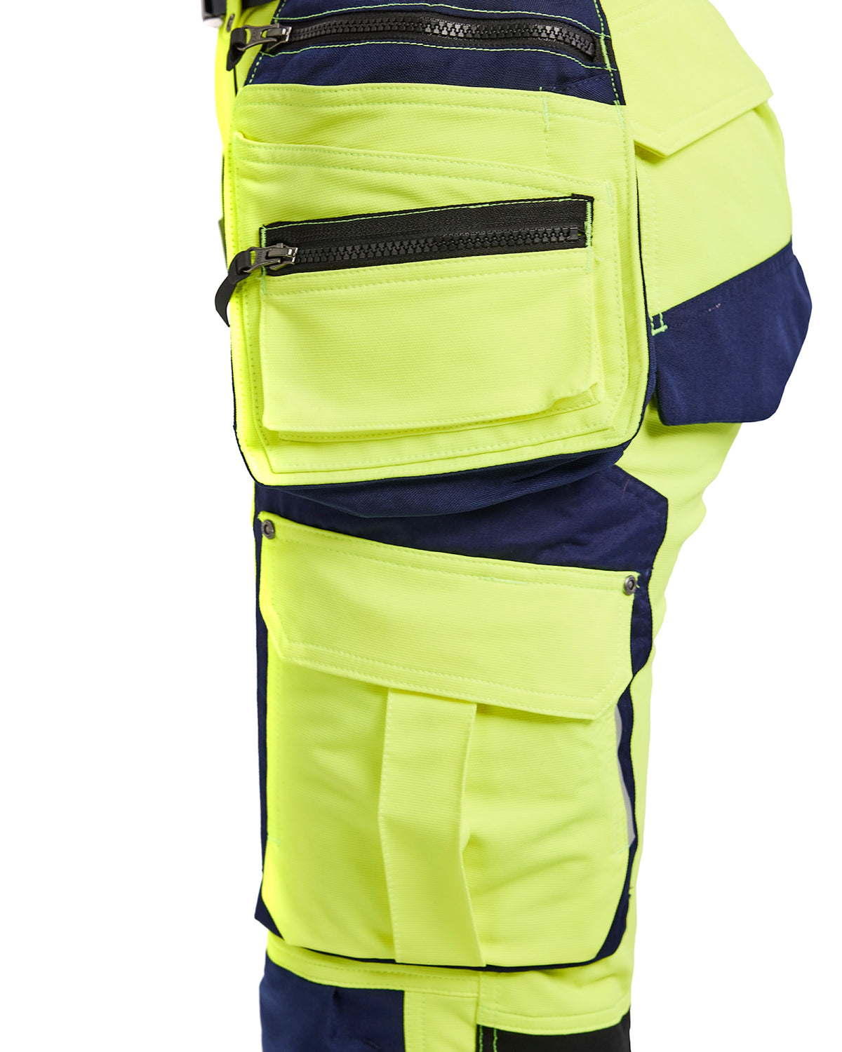 Blåkläder Damen 7197 Warnschutz Stretch Handw.hose – gelb/marine