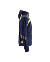 Blåkläder 3433 Kapuzen-Sweatjacke – marine/gelb