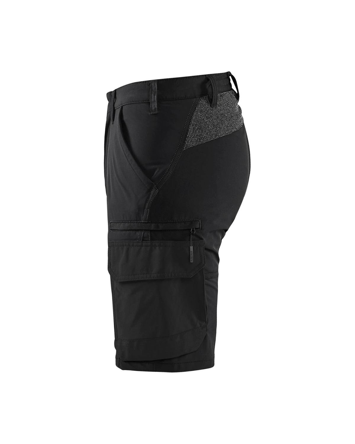 Blåkläder 1423 Stretch Service-Shorts – schwarz/dunkelgrau
