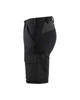 Blåkläder 1423 Stretch Service-Shorts – schwarz/dunkelgrau
