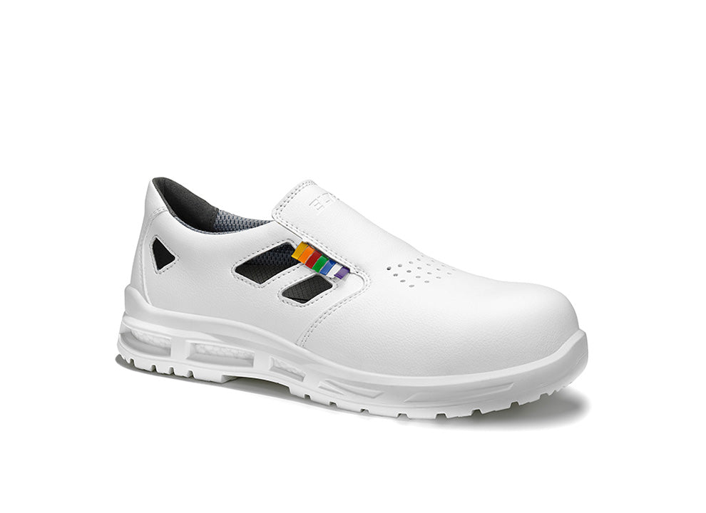 Elten Brice AIR LOW S1P Sicherheitshalbschuh weiß – weiß