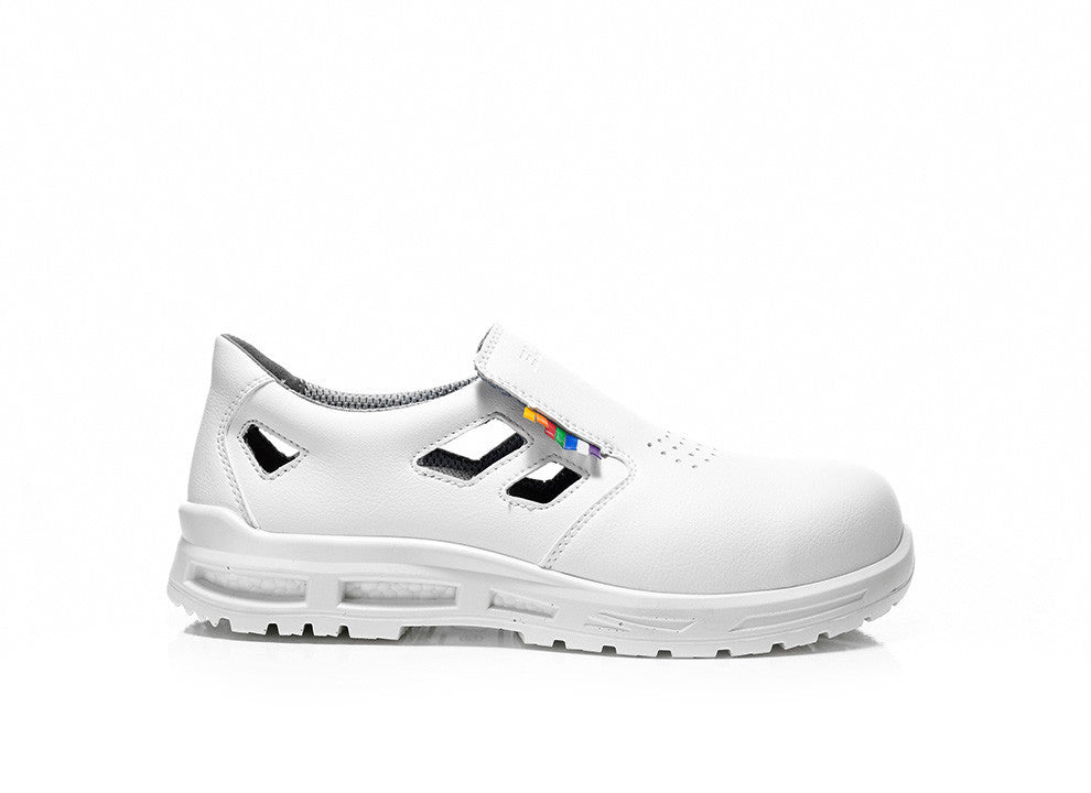 Elten Brice AIR LOW S1P Sicherheitshalbschuh weiß – weiß