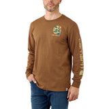 Carhartt Camo Logo Graphic Langarmshirt