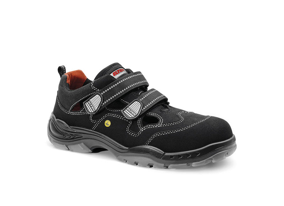 Elten Scott ESD Trainers S1 Sicherheitssandale schwarz – schwarz