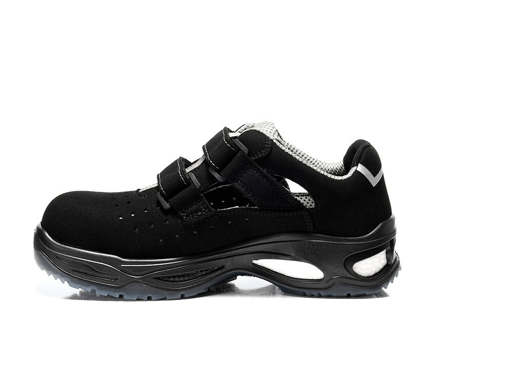Elten Ethan Easy S1 Sicherheitssandalen schwarz – schwarz