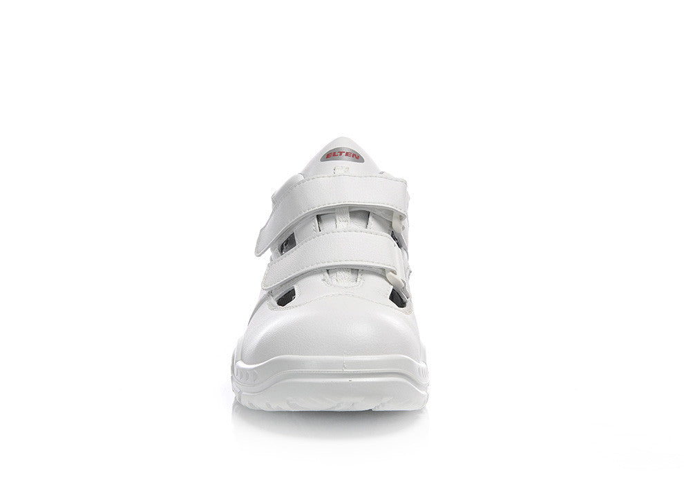 Elten Easy Low ESD S1 Sicherheitssandale weiß – weiß