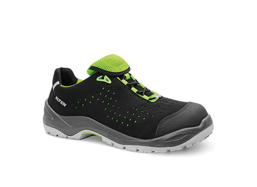 Elten Impulse Low ESD S1P Sicherheitshalbschuh schwarz – schwarz