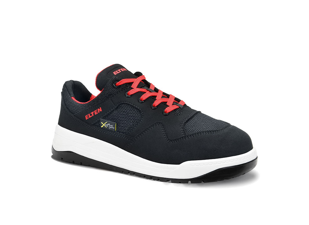 Elten Lakers Lowesd S1P Sicherheitshalbschuh schwarz – schwarz