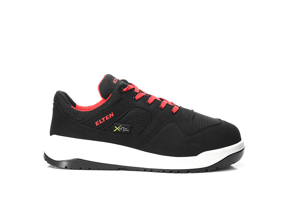 Elten Lakers Lowesd S1P Sicherheitshalbschuh schwarz – schwarz