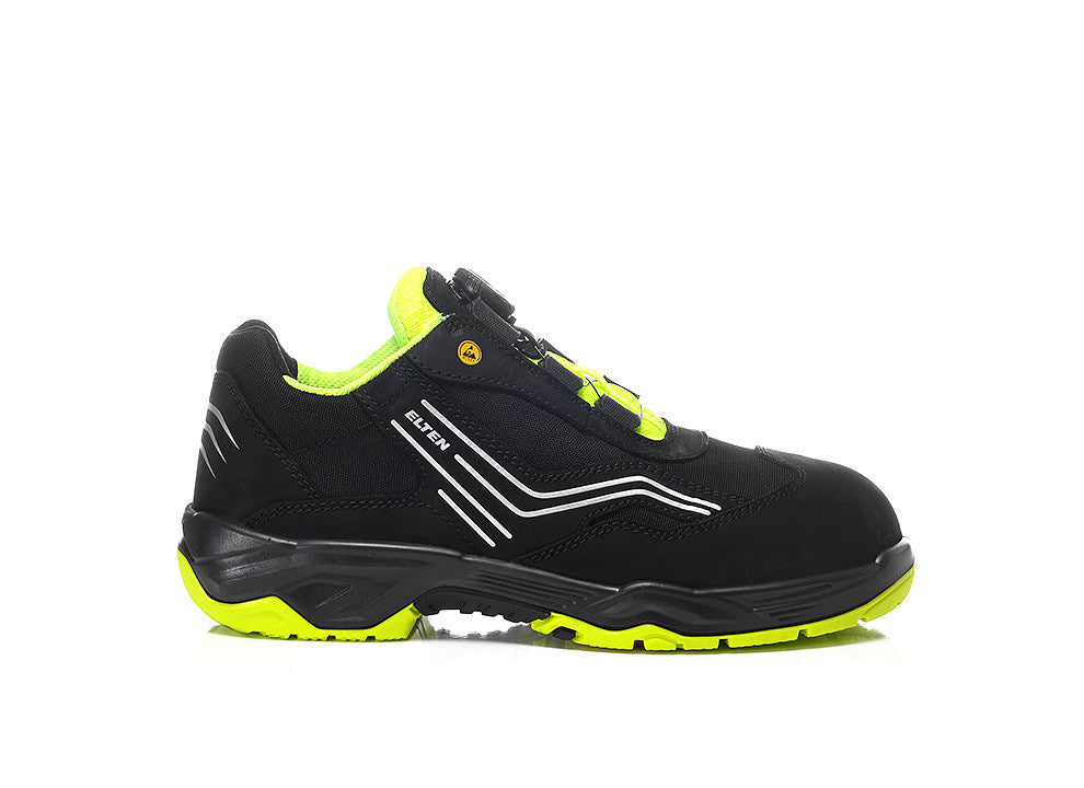 Elten Ambition BOA Low S2 Sicherheitshalbschuh schwarz – schwarz