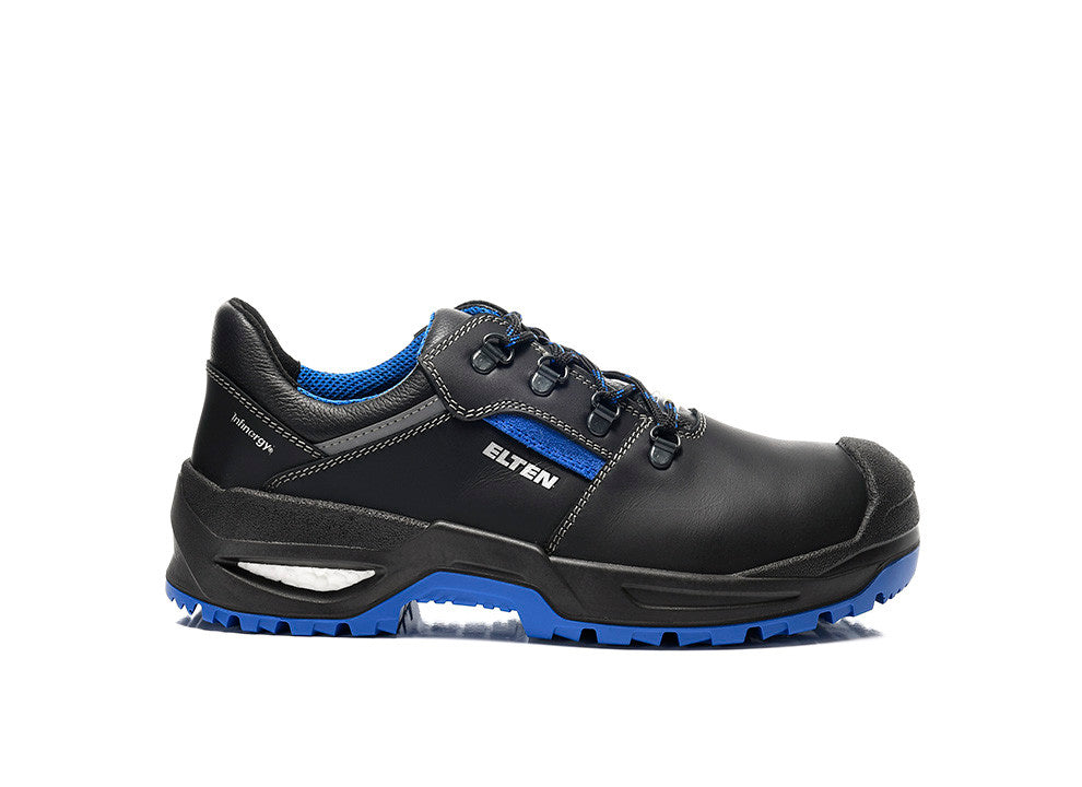 Elten Leonardo Lowesd S3 Sicherheitshalbschuh blau – schwarz