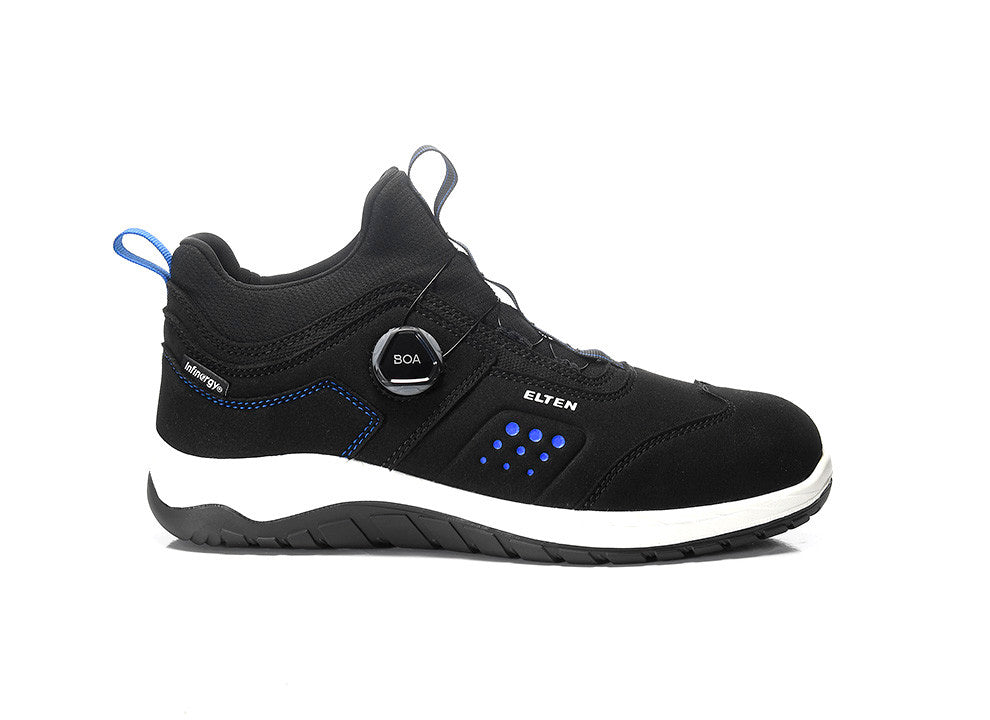 Elten Sloan BOA ESD S3S Sicherheitshalbschuhe schwarz – schwarz