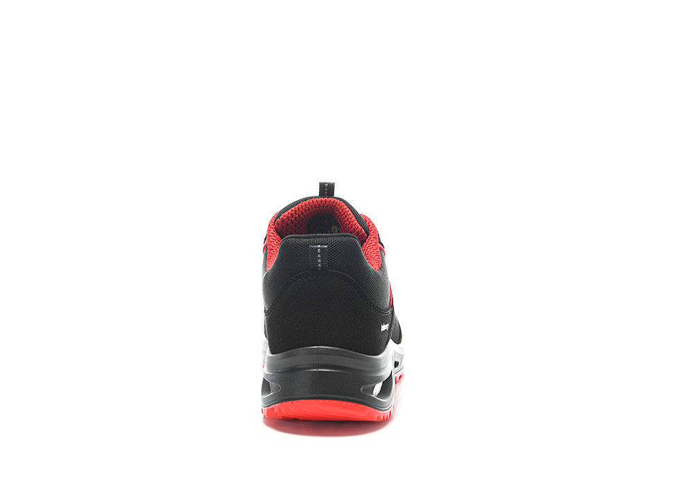 Elten Damen Hannah Xxtl BLACK-RED LOW S3 Halbschuh schwarz – schwarz
