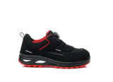 Elten Damen Hannah LOW E S3 Sicherheitshalbschuhe rot – schwarz