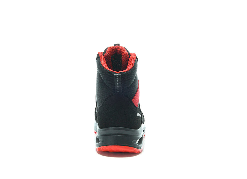 Elten Damen Hannah Xxtl BLACK-RED MID S3 Hochschuh schwarz – schwarz