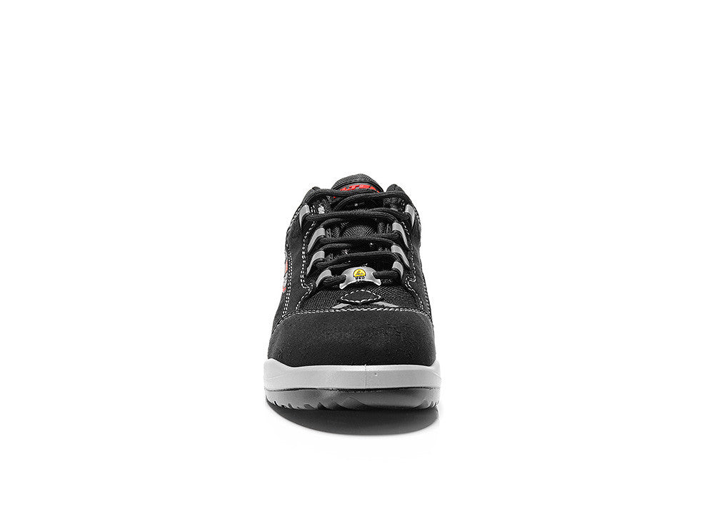 Elten Damen Maja Low ESD S3 Halbschuhe schwarz – schwarz