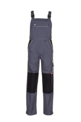 PLANAM Canvas 320 Latzhose grau/schwarz