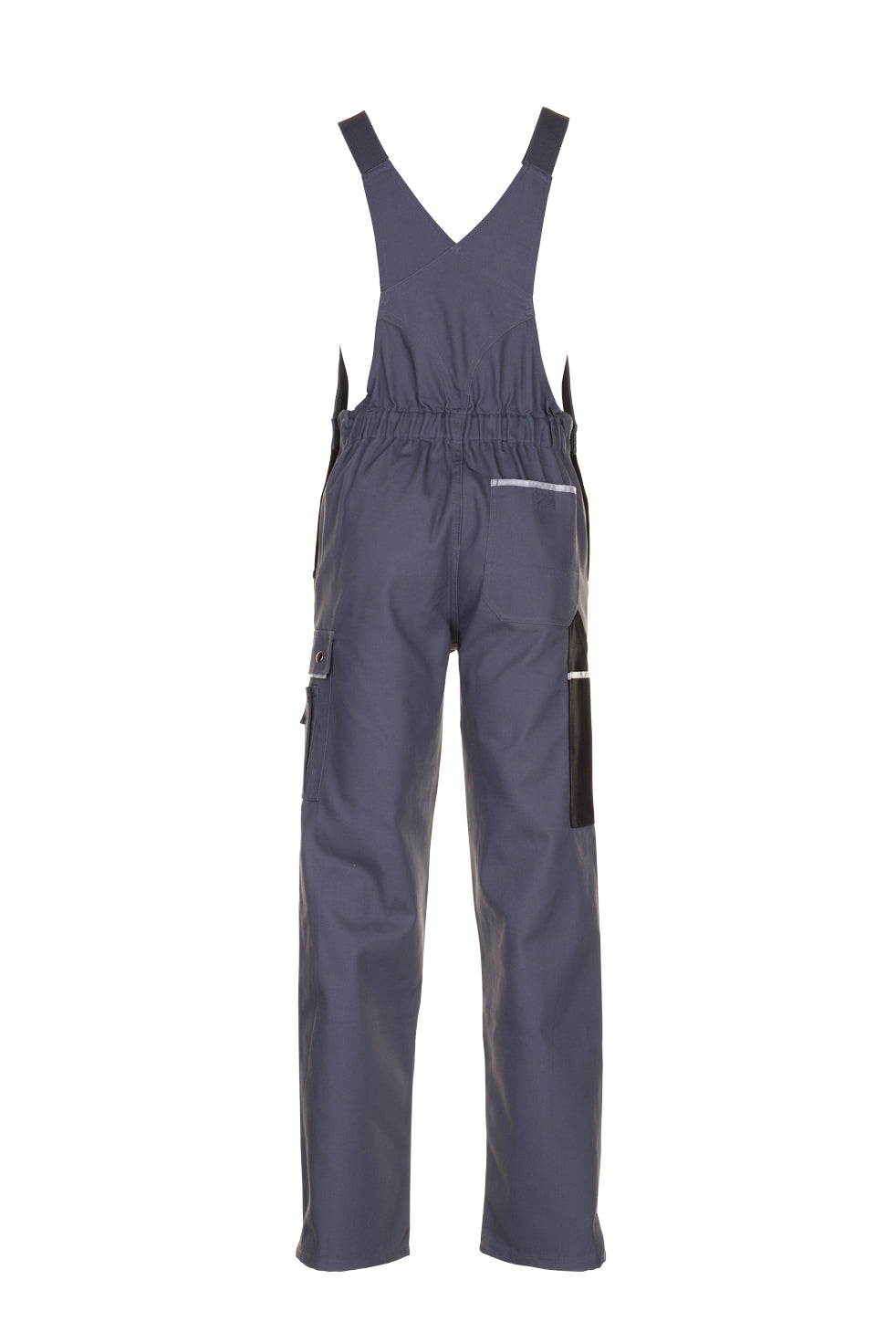 PLANAM Canvas 320 Latzhose grau/schwarz