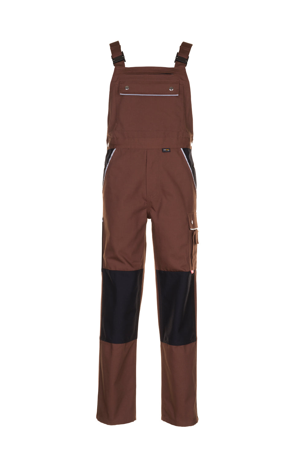 PLANAM Canvas 320 Latzhose braun/schwarz