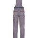 PLANAM Highline Latzhose zink/schiefer/rot