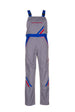 PLANAM Highline Latzhose zink/kornblumenblau/rot