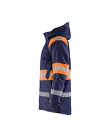 Blåkläder 4485 Warnschutz Winterparka Kl. 1 – marine/orange