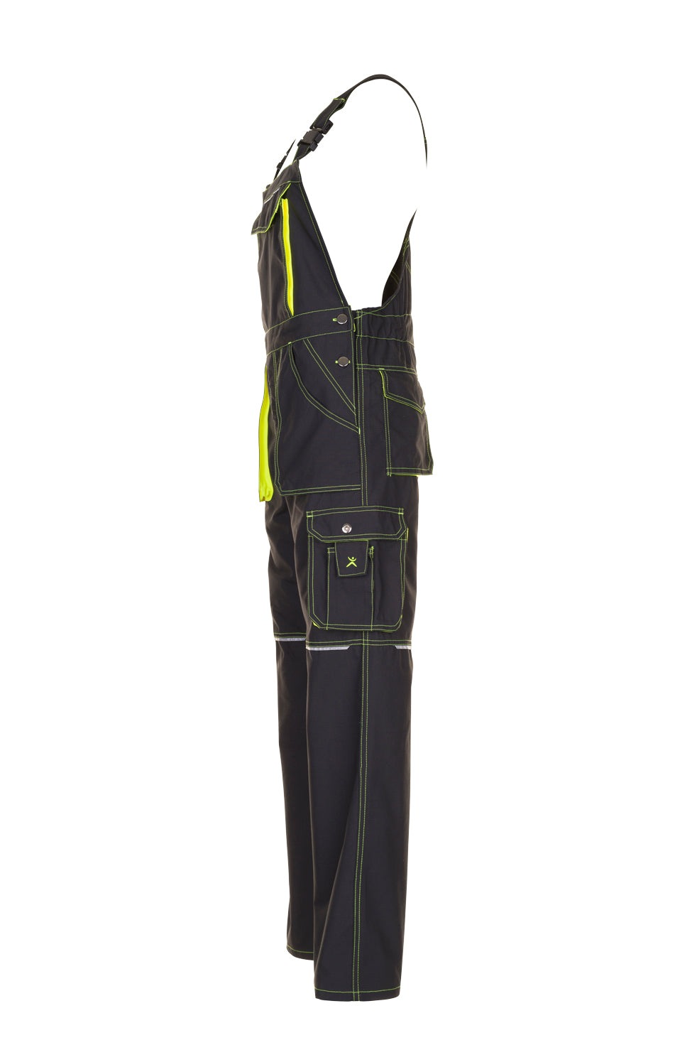 PLANAM Basalt Neon Latzhose
