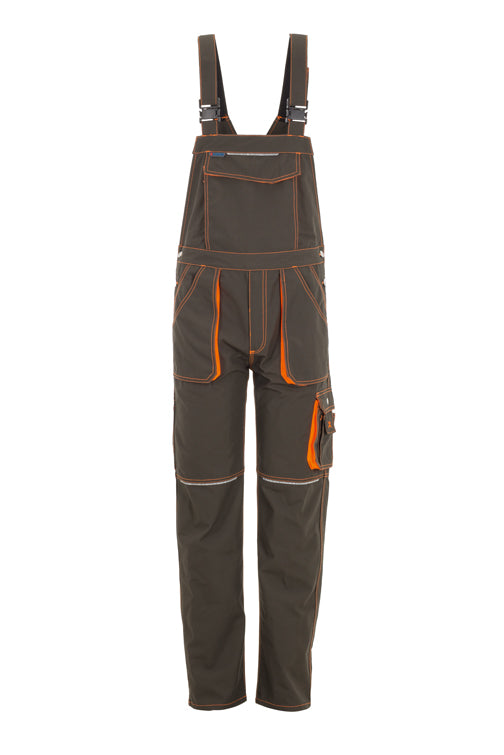 PLANAM Basalt Neon Latzhose