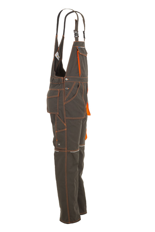 PLANAM Basalt Neon Latzhose