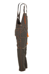 PLANAM Basalt Neon Latzhose