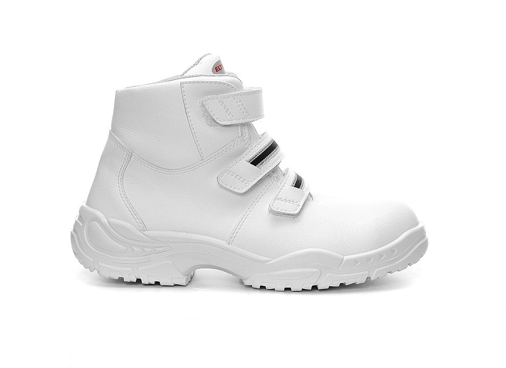 Elten Strap Mid ESD S3 Sicherheitsstiefel weiß – weiß