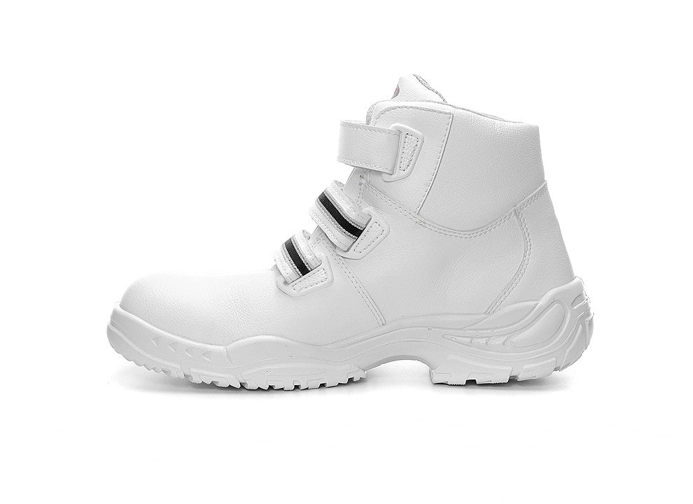 Elten Strap Mid ESD S3 Sicherheitsstiefel weiß – weiß