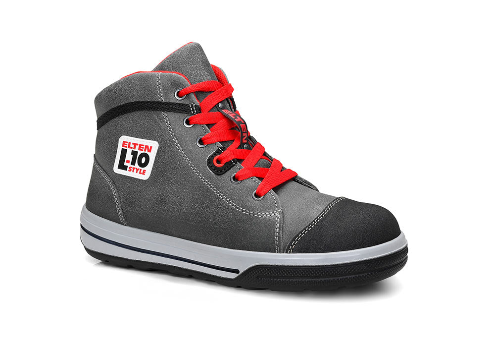 Elten Vintage Pirate Mid S3 Sicherheitsstiefel grau – grau