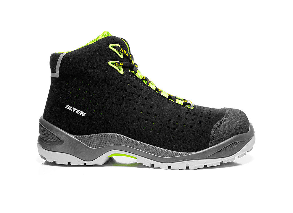 Elten Impulse Mid ESD S1P Sicherheitsstiefel schwarz – schwarz