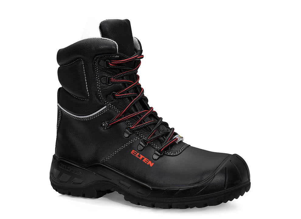 Elten Renzo S High ESD S3 Sicherheitsstiefel schwarz – schwarz