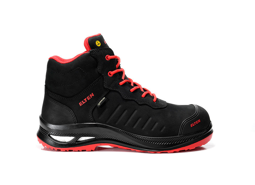 Elten Stewart XXG PRO GTX MID ESD S3 Hochschuh schwarz – schwarz