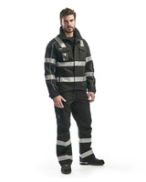 Blåkläder 1451 Reflexstreifen Bundhose Service schwarz – schwarz