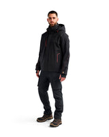 Blåkläder 4484 Stretch Winterjacke – schwarz/rot