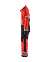 Blåkläder 6763 Warnschutz Winteroverall – rot/schwarz