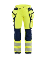 Blåkläder Damen 7197 Warnschutz Stretch Handw.hose – gelb/marine