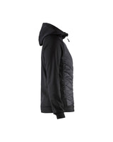 Blåkläder Damen 3464 Hybrid Sweatjacke – schwarz/dunkelgrau