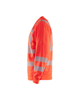 Blåkläder 3562 Warnschutz Sweatshirt Kl. 3 – rot
