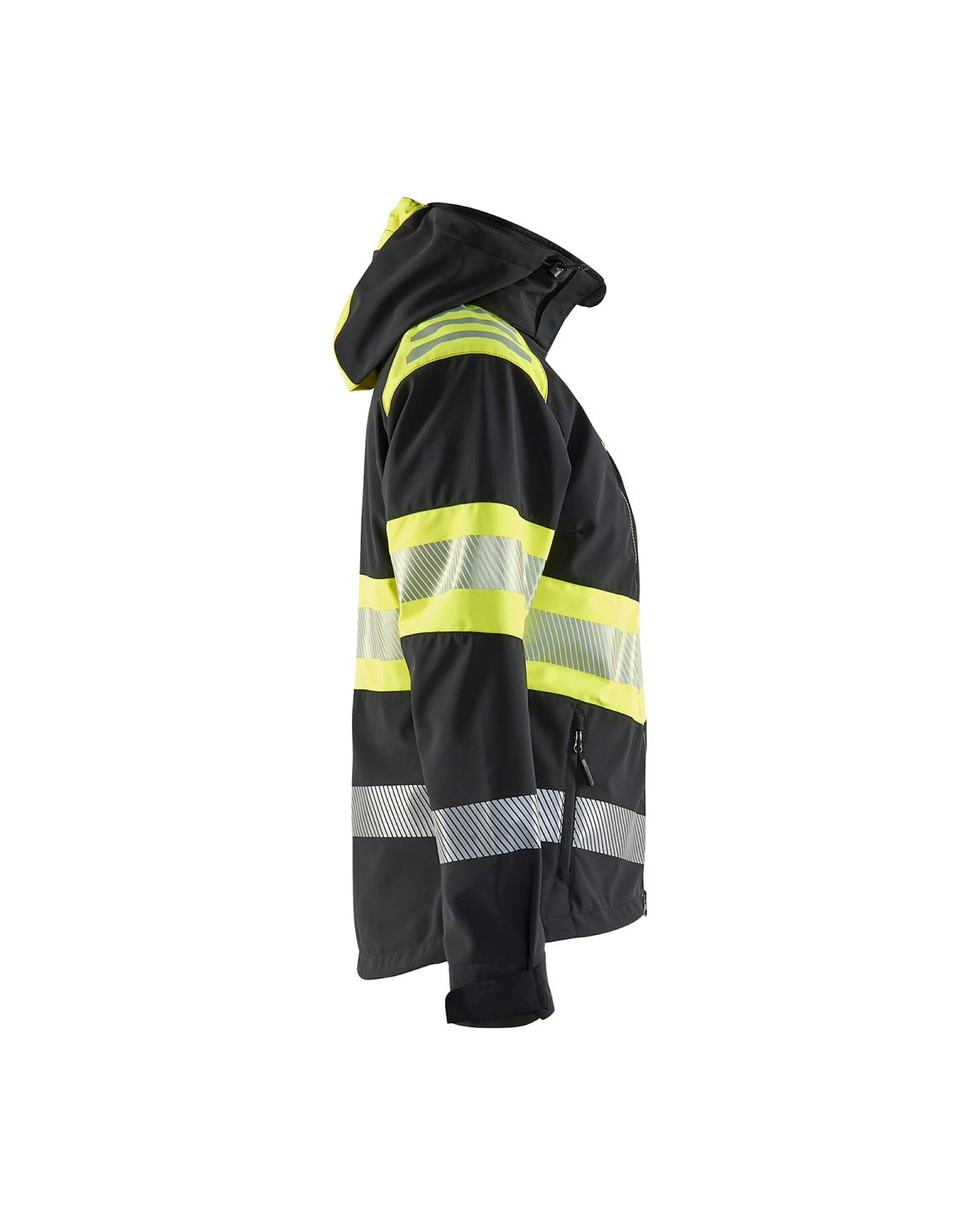 Blåkläder Damen Kl1 4404 Warnschutz Softshelljacke – schwarz/gelb